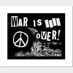 war is over punk art Posters and Art